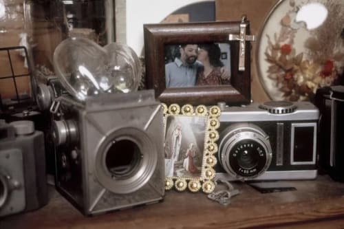 Jo Spence, The Final Project [Shrine], 1991 - 1992. Courtesy Richard Saltoun Gallery.