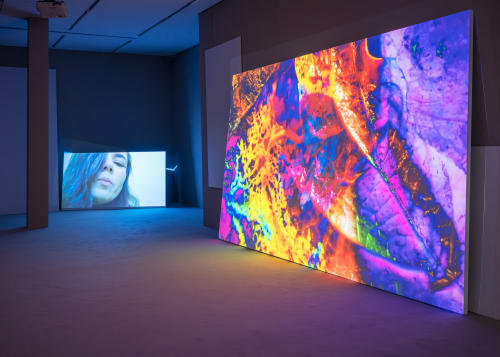 Installation view: Me, Myself, I Dance Too. Summer-Dream-Prélude to Hannah Arendt at Kestner Gesellschaft, 2024. Photo: Volker Crone.