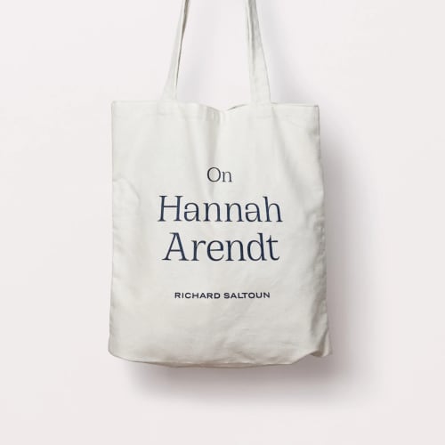 Tote Bag, On Hannah Arendt