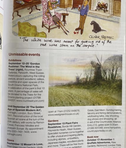 Unmissable events: 'Gordon Rushmer: The Wind in the Trees'