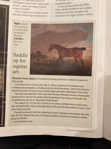 Saddle up for equine art