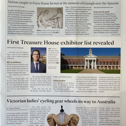 First Treasure House exhibitor list revealed