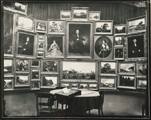 James Good Tunny, Interior of the Great [Octagon] Room in the shared National Gallery, RSA Annual Exhibition 1860, RSA Collections