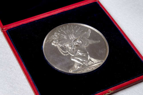 Sir J.N.Paton RSA/ Benjaimn Wyon, Silver RSA Academicians' Medal (reverse face}, 1853, RSA Collections