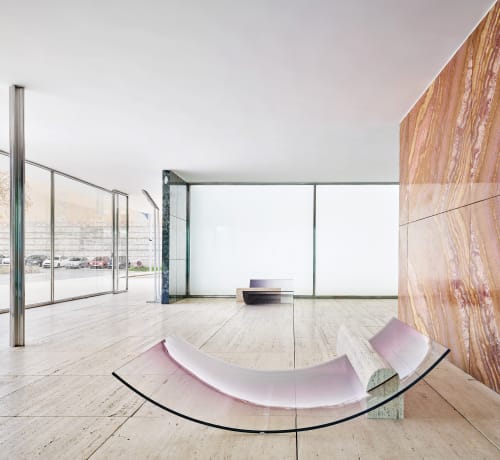 'NO FEAR OF GLASS': MARCELIS ACTIVATES Mies van der Rohe Barcelona Pavilion