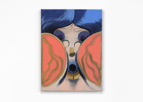 Bridget Mullen, Birthday Series #4, 2021, Flashe on linen, 12 x 9 inches