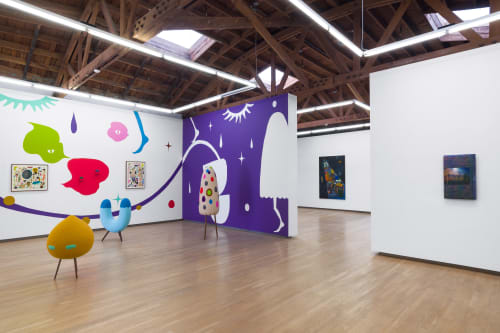 Installation view, Midnight Murmurs, Shulamit Nazarian, Los Angeles. May 21–June 25, 2022.