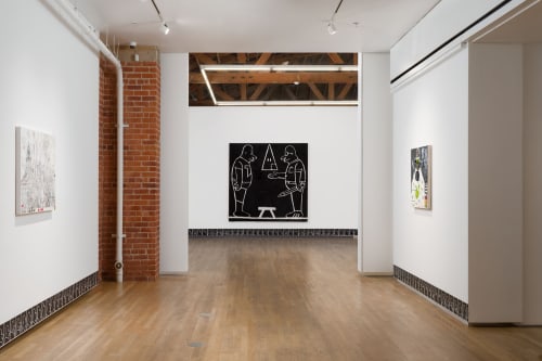 Installation view, Trenton Doyle Hancock, Good Grief, Bad Grief, September 17–October 29, 2022.