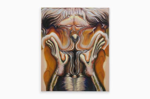 Bridget Mullen, Sunset As Self, 2021. Flashe and acrylic on linen 20 x 16 in.