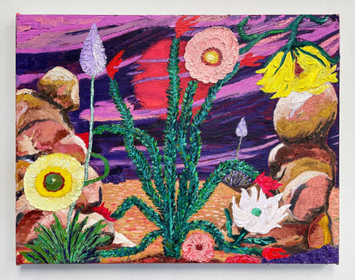 Daniel Gibson, Prayers for Rain, 2022. Oil on linen, 19 x 25 in.