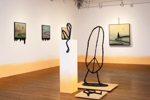 Wendy White’s exhibition “Sunset Drift” at Gaa Gallery.