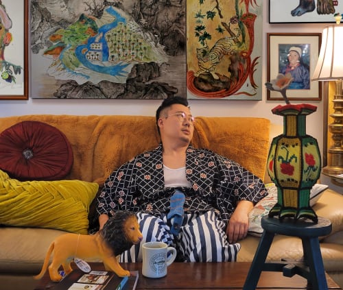 Artnet News: Ken Gun Min's Fantastical Artworks Bring Together a Whirlwind of Imager