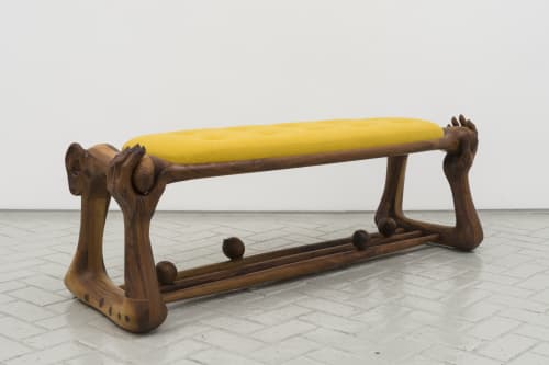 ‘Bench with Lemons Hands and Ears’ designed by Vincent Pocsik © Christopher Wormald. Courtesy of the artist and Nazarian / Curcio