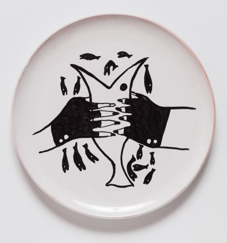 Summer Wheat Ceramic Plates