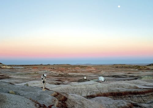 Mars Desert Research Station #11 [MDRS], Mars Society, San Rafael Swell, Utah, U.S.A., 2008 © Vincent Fournier / courtesy The Ravestijn Gallery
