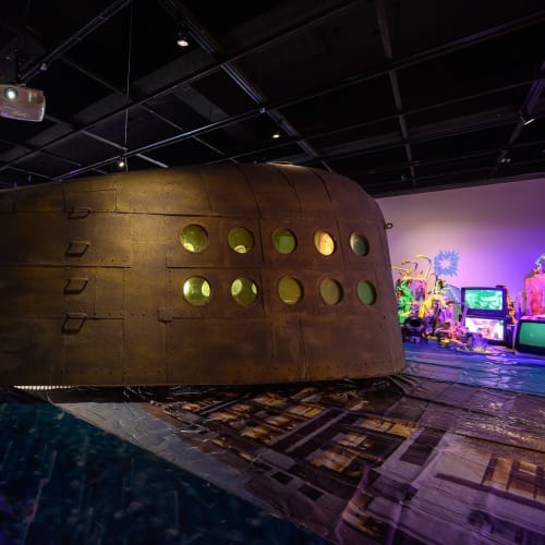 展場照,吳其育提供,王世邦攝影。