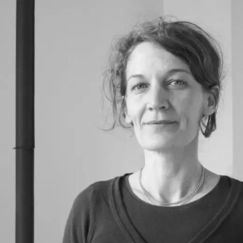 Portrait of Cécile Dupaquier, french minimal contemporary artist