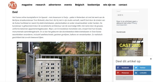 Evol en Jurriaan Molenaar op Art Rotterdam