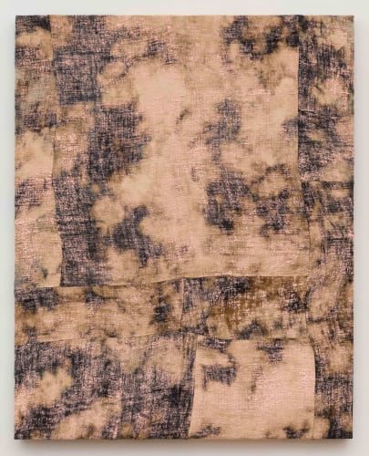Porosity (Limit of Accommodation) 2015 Acrylic, dye and burlap 60 x 48 inches (152.4 x 121.9 cm) ENe 126