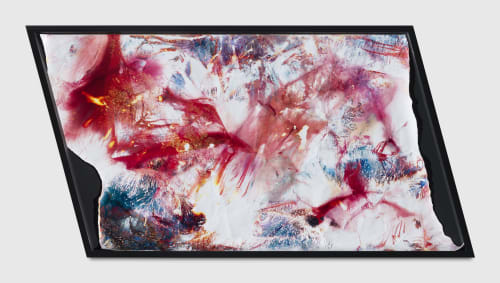 117, 2015-22 Chemical treatment on RA-4 paper 30 x 60 in 76.2 x 152.4 cm
