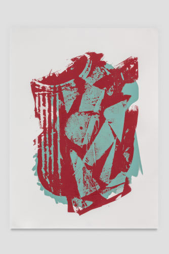 Aiko Hachisuka 9025, 2017 Monoprint 30 x 22 inches (76.2 x 55.9 cm)