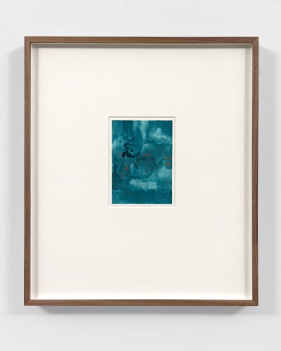 Se filtran, 2018 Ink, pencil, gouache on paper 4 1/2 x 3 3/8 inches (11.5 x 8.5 cm)