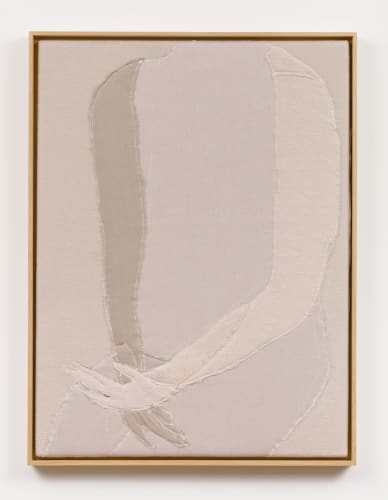 Alessandro Teoldi Untitled (AirFrance, Emirates and American Airlines) 2016 Airline inflight blankets, framed 24 x 18 inches (61 x 45.7 cm) AlTe 6