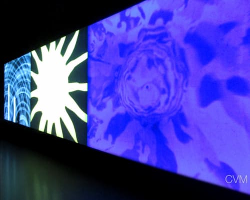 Raumlichtkunst (c.1926/2012) installation view, Weinstein Gallery, 2018, courtesy Center for Visual Music