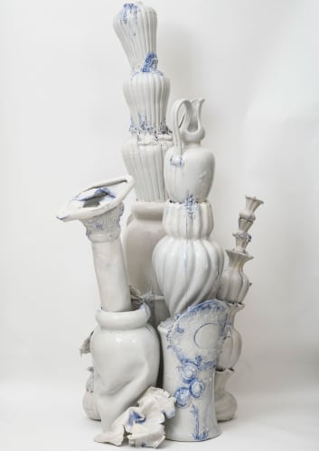 Puff, 2023, memory foam and polystyrene, cm 60 x 60 x 55