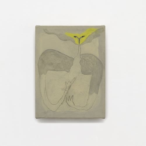 Untitled, 2024, mixed media on canvas, cm 20 x 15. ph Dario Lasagni