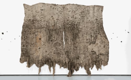 Eddie Aparicio. City Bus Memorial (Fig. and Ave. 60, LA, CA), Mixed Media on Linen, 14' x 9' x 6", 2016. Image courtesy of the artist and Zeit Contemporary Art, New York