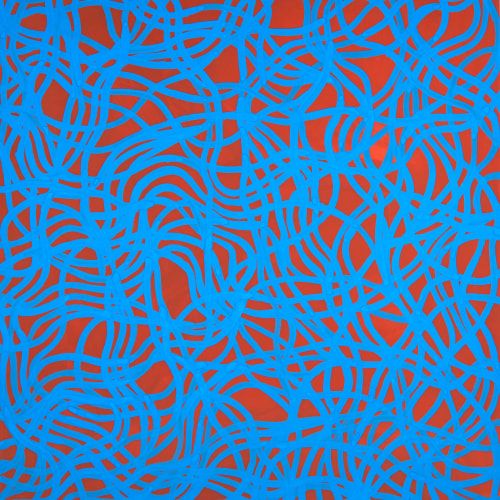 Sol LeWitt. Irregular Grid, 2001 (Detail). Image courtesy of Zeit Contemporary Art, New York.