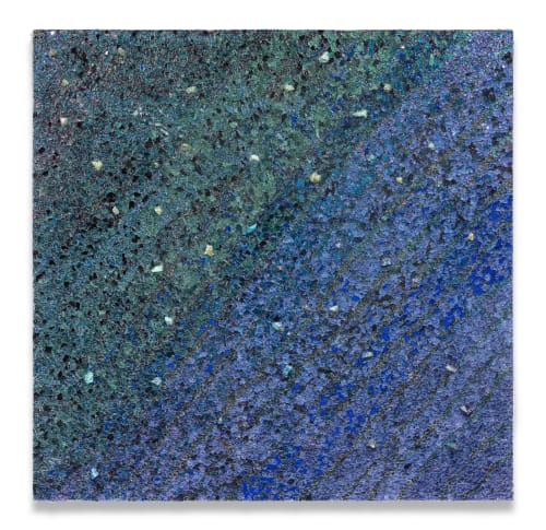 Alteronce Gumby I Heard Colors, I Saw Songs, 2021 Mixed media on panel 48 x 48 in (121.9 x 121.9 cm). Copyright the artist