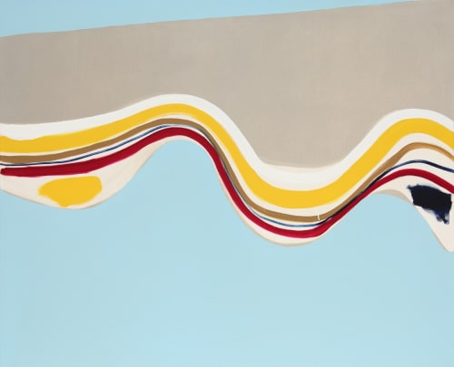 Henrietta Dubrey, 'Alpine', oil on canvas, H 105 cm x 130 cm