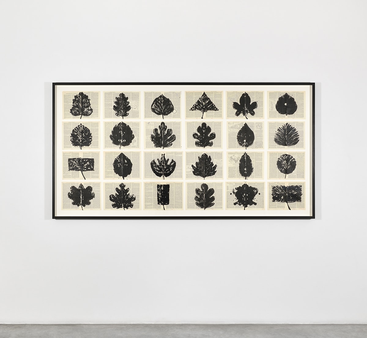 William Kentridge Drawing for Waiting for the Sibyl (24 Leaves), 2021 Indian ink on found pages Paper: 43 3/4 x...