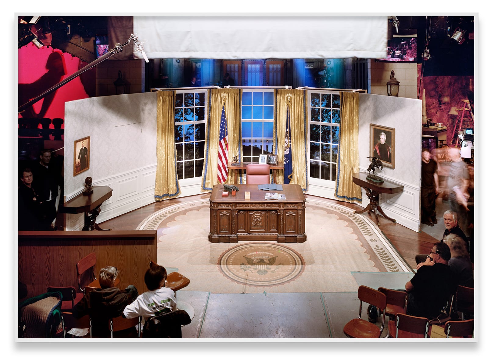 An-My Lê Oval Office, Saturday Night Live Set, NBC Studios, New York City, from Silent General, 2018 Pigment print Image:...