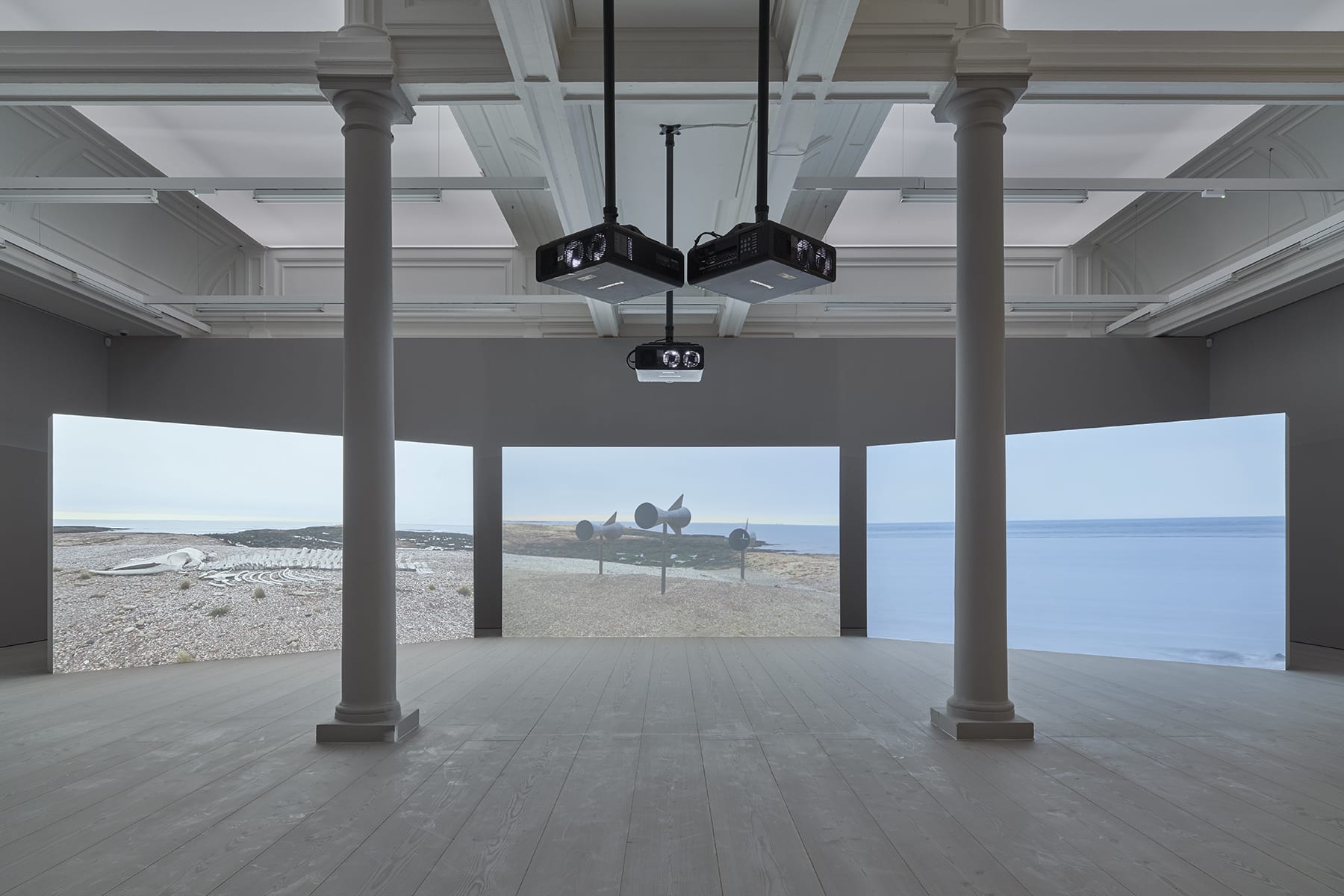 Christian Boltanski Misterios, 2017 3-screen projection, sound, color; 12 hrs Dimensions variable Edition of 3 plus 3 artist's proofs