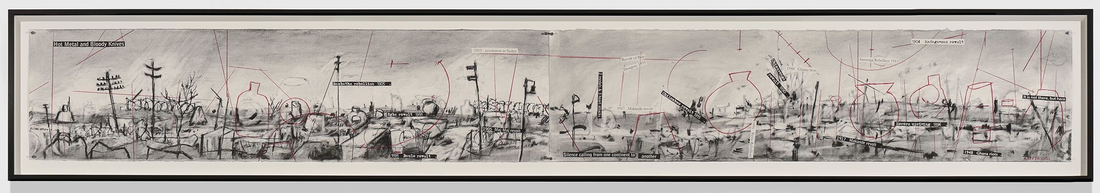 William Kentridge, Drawing for 'The Head & the Load', 2018