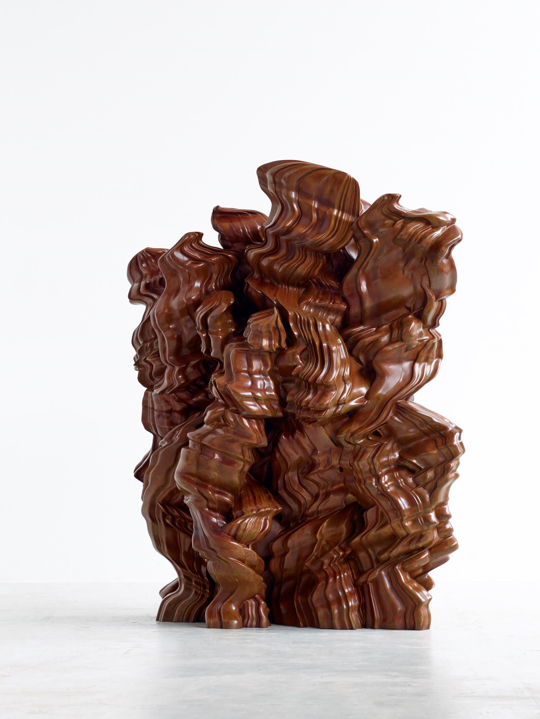 Tony Cragg In No Time, 2018 Bronze 55 1/8 x 42 1/8 x 26 3/8 in. (140 x 107 x...