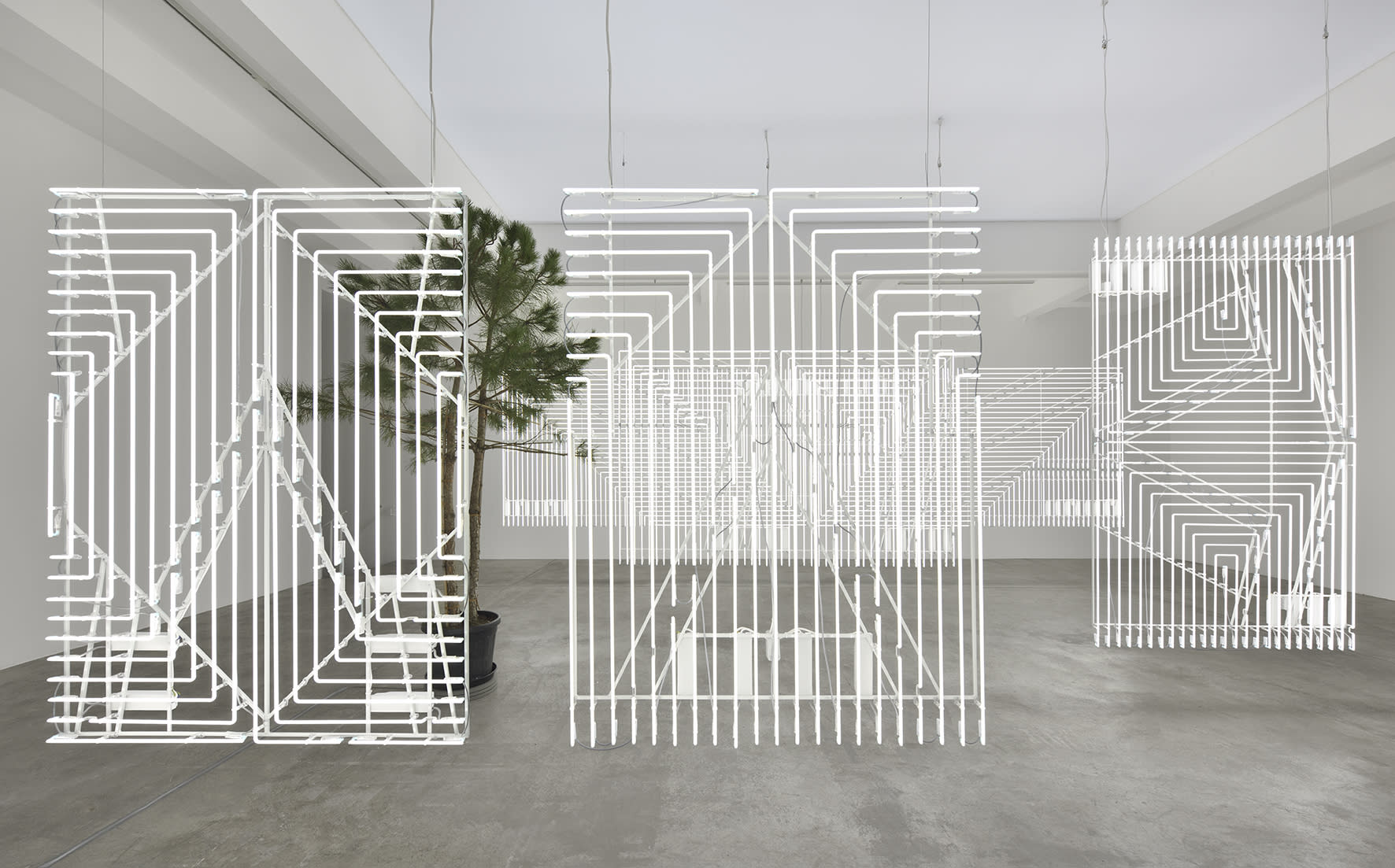 L>espace)(…, remarkable sculptural works by Cerith Wyn Evans at