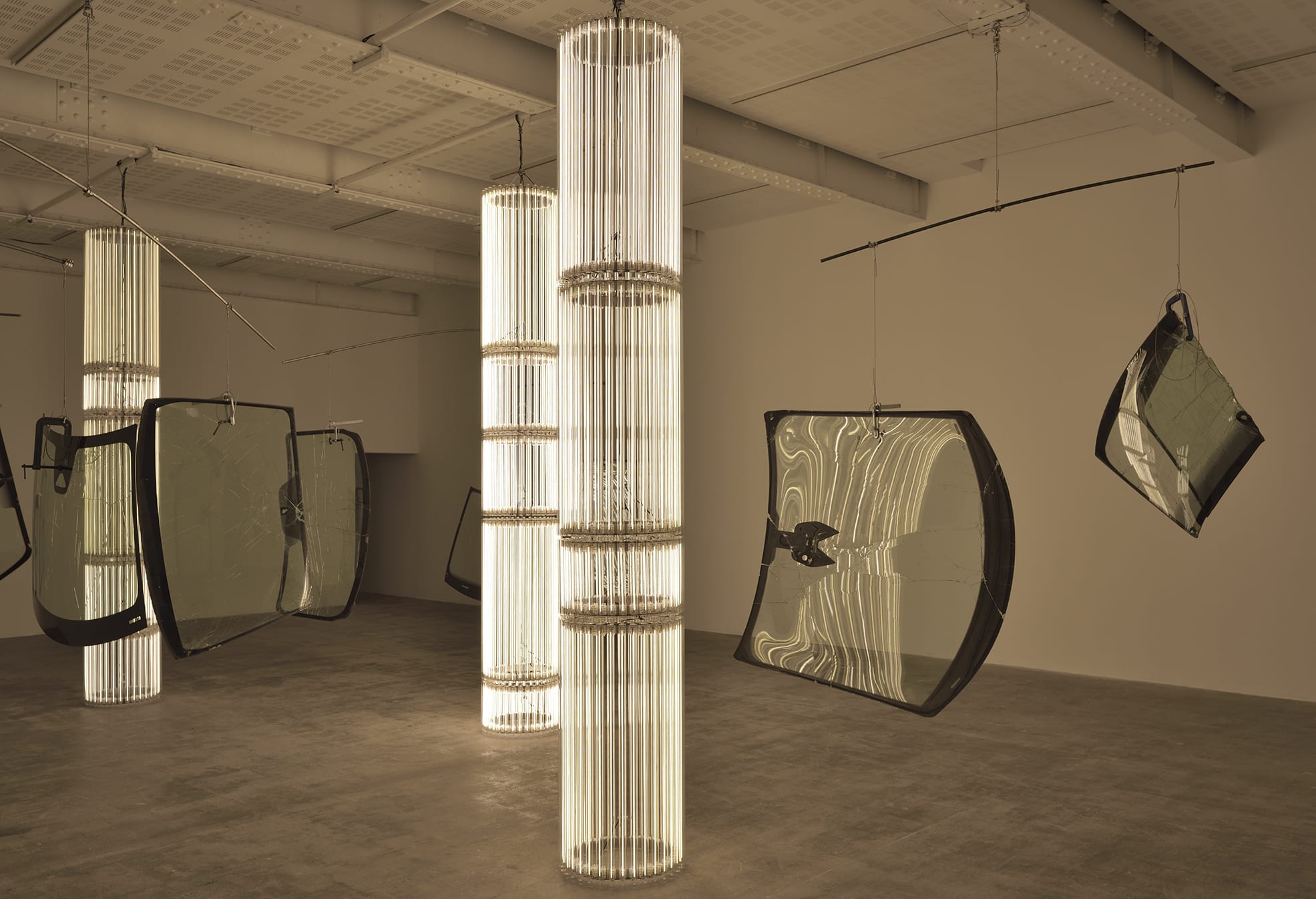 L>espace)(…, remarkable sculptural works by Cerith Wyn Evans at