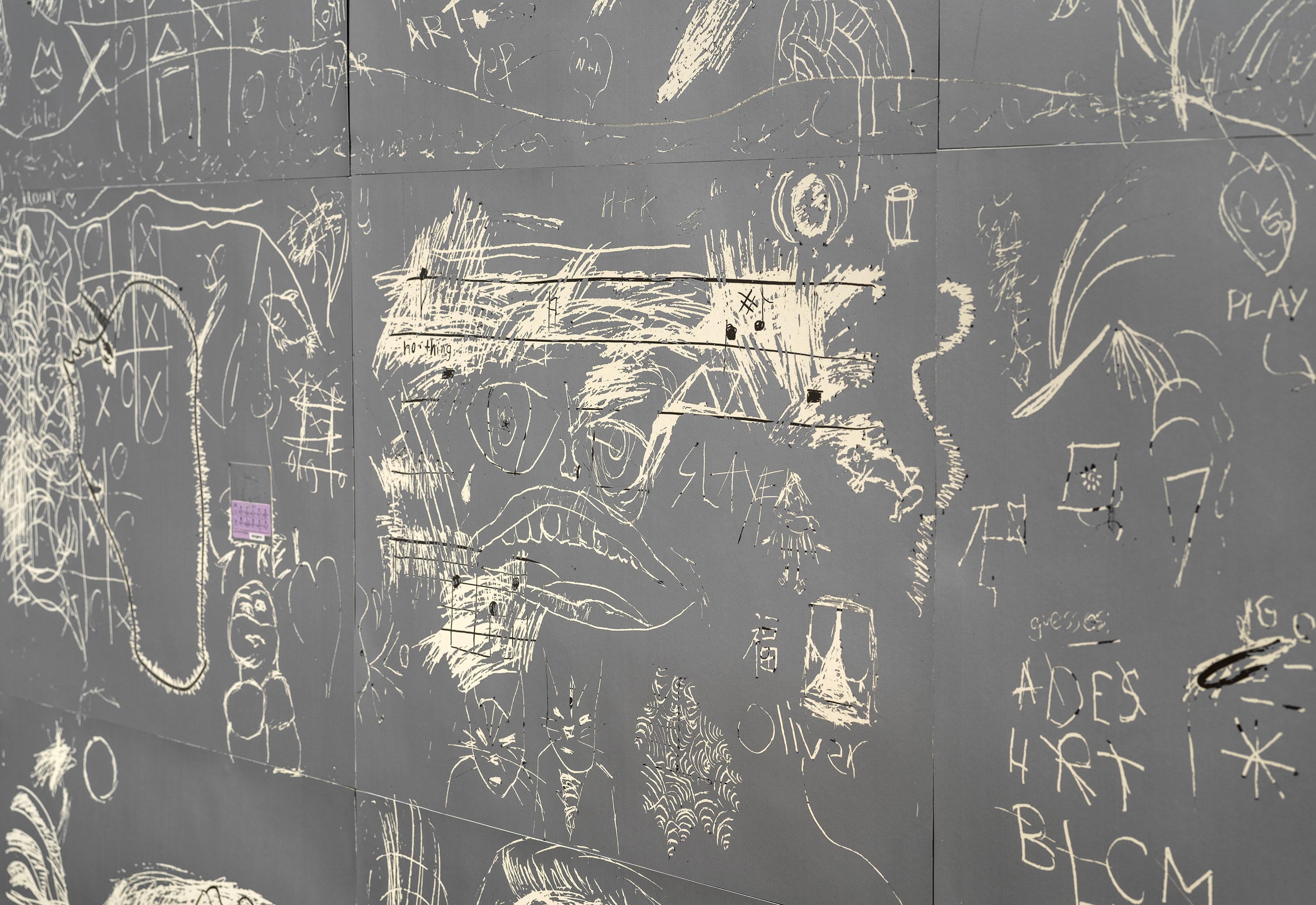 Autumn Knight Lottery Tickets, 2023 (detail) Wall installation, silkscreen on cotton rag paper 30 x 40 in. (76.2 x 101.6...