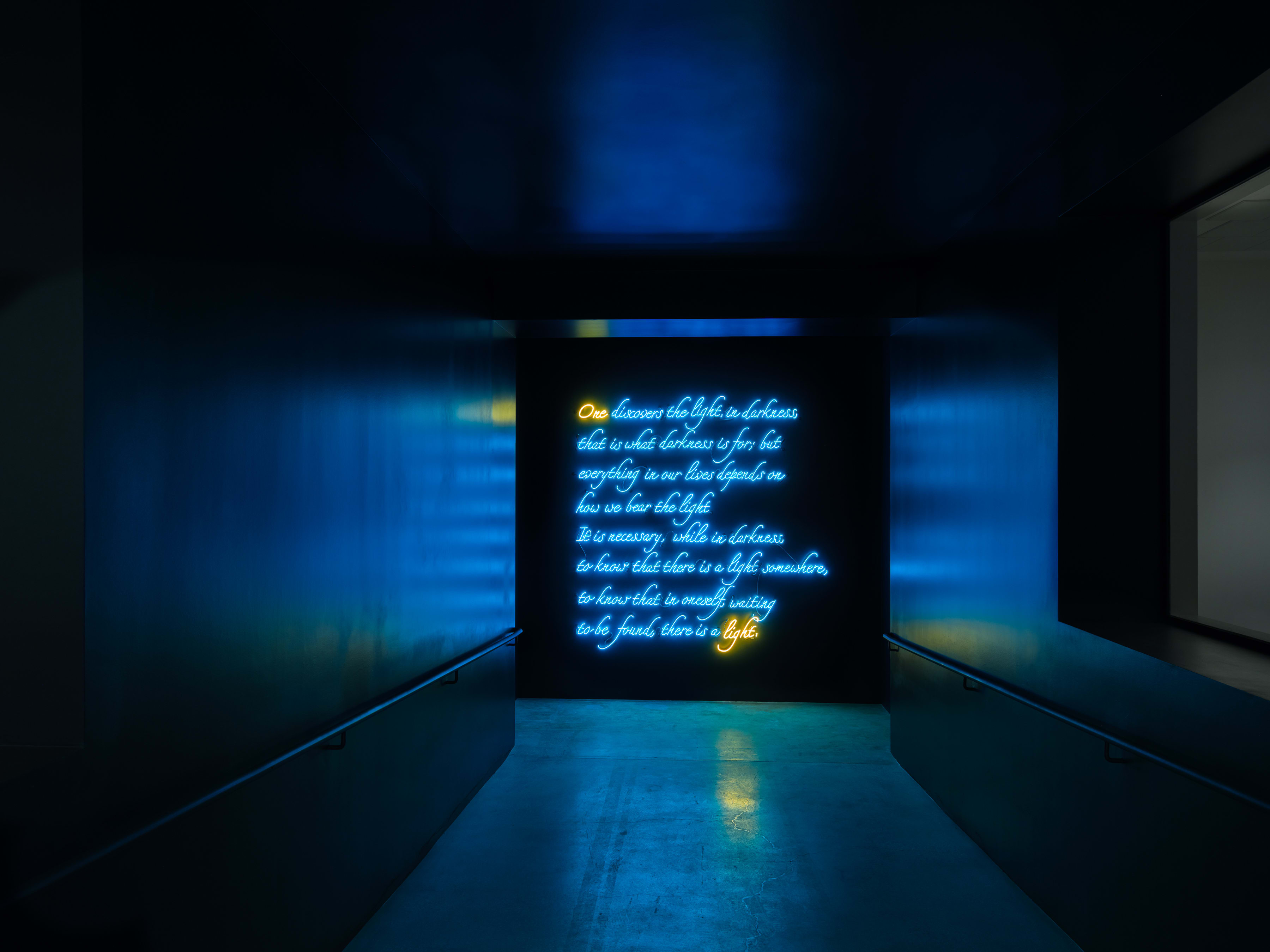 Installation view, entry to Main Gallery