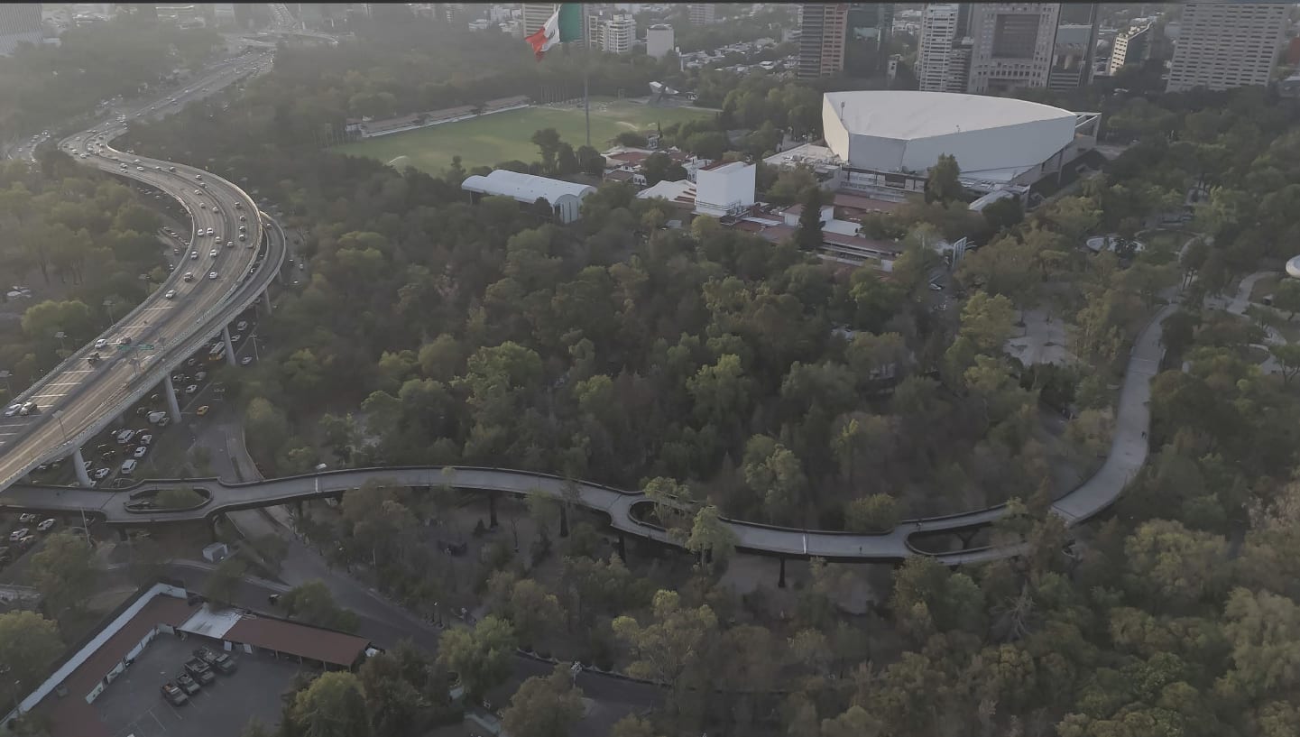 Aerial View of Chapultepec Forest