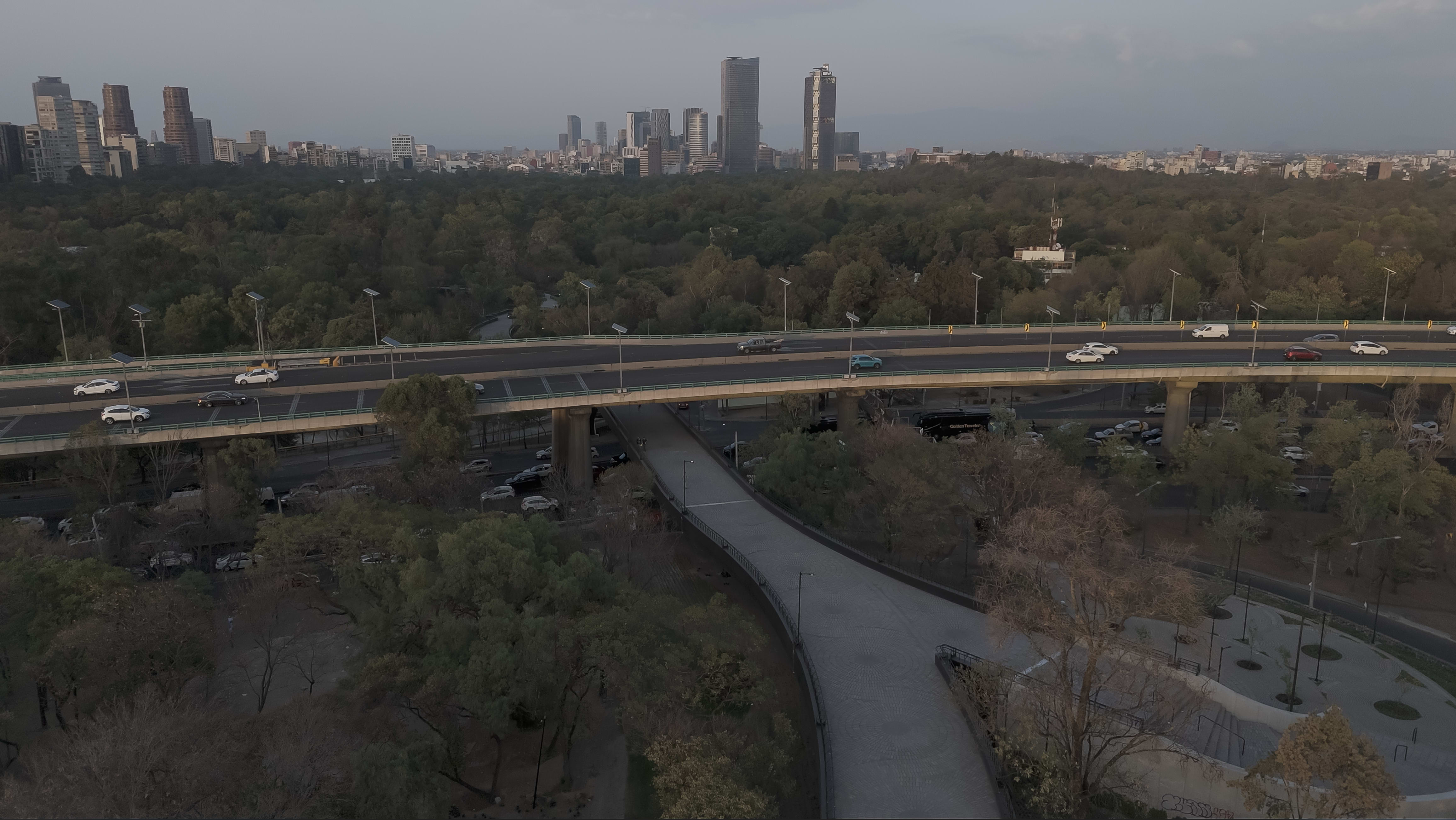 Aerial View of Chapultepec Forest