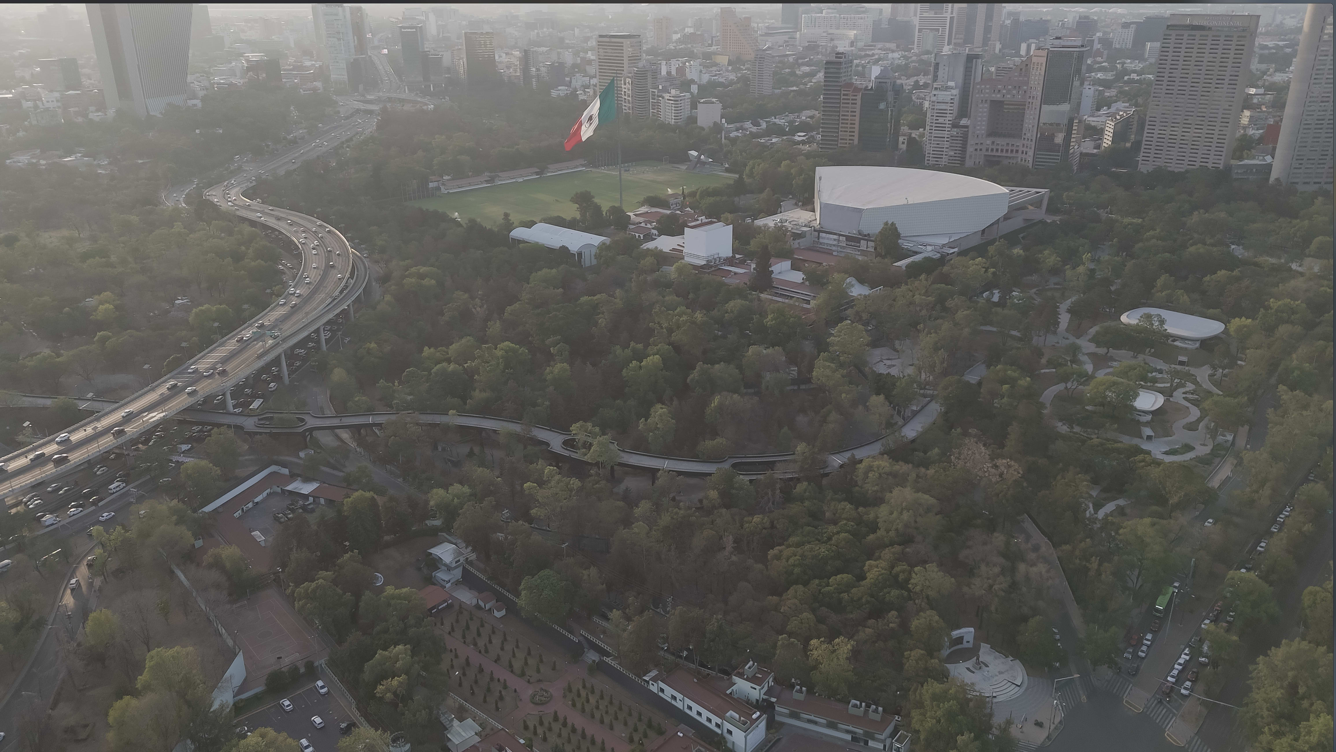 Aerial View of Chapultepec Forest