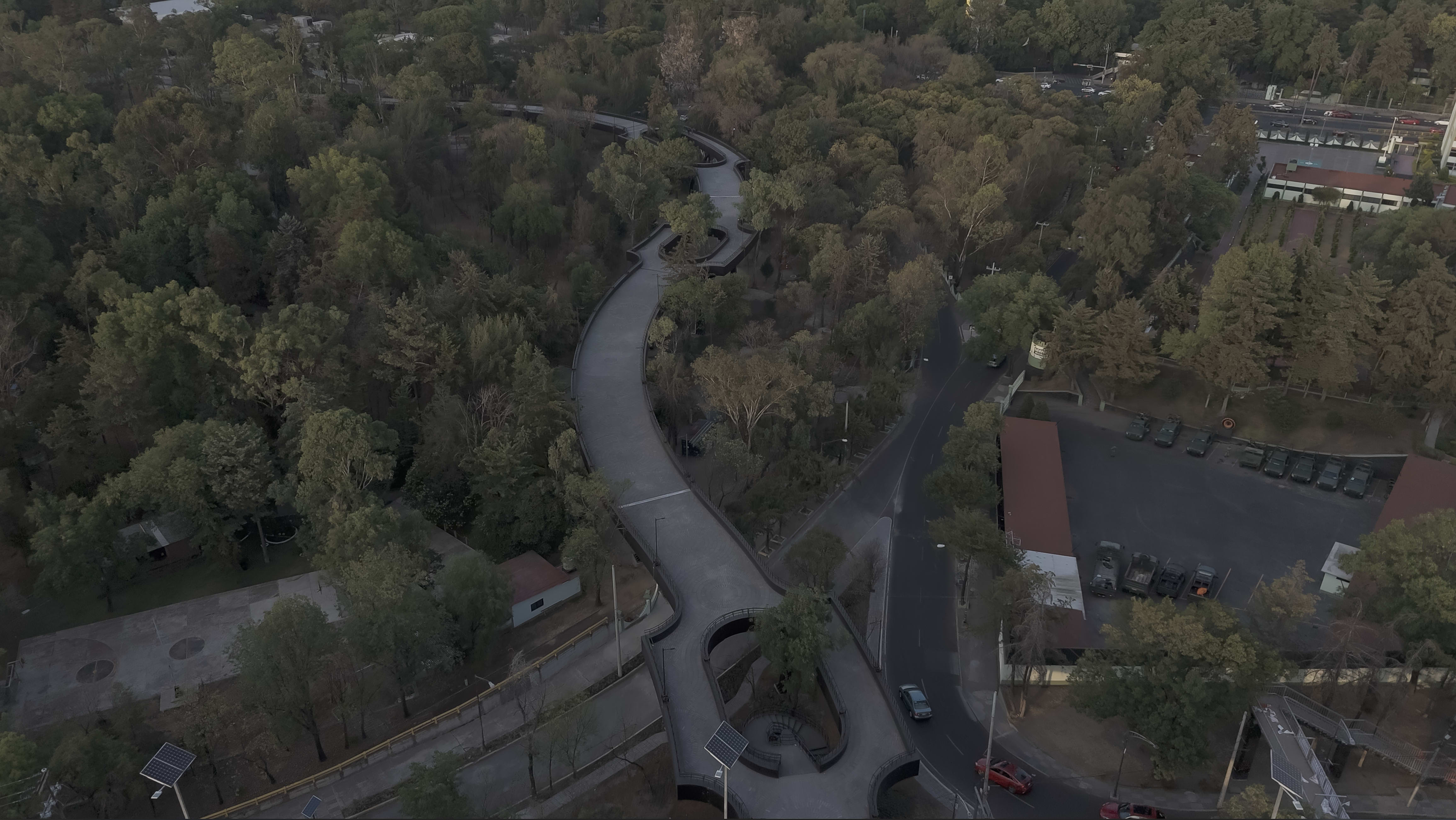 Aerial View of Chapultepec Forest