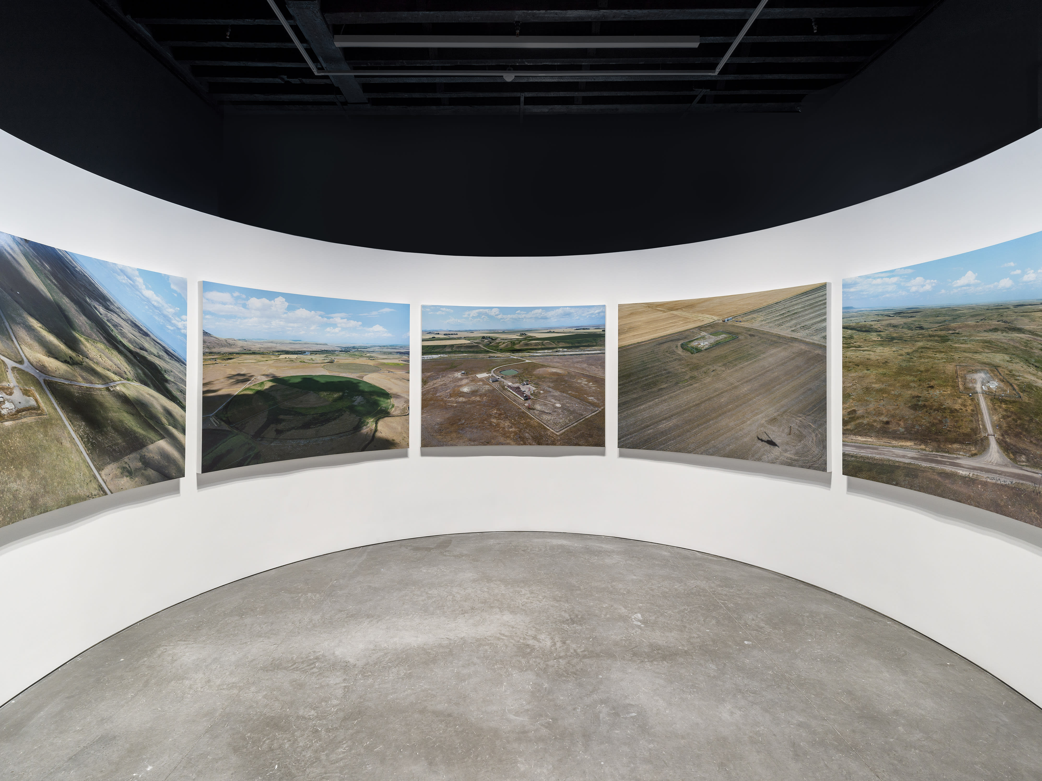 installation view of An-My Lê: Grey Wolf at Marian Goodman Gallery New York