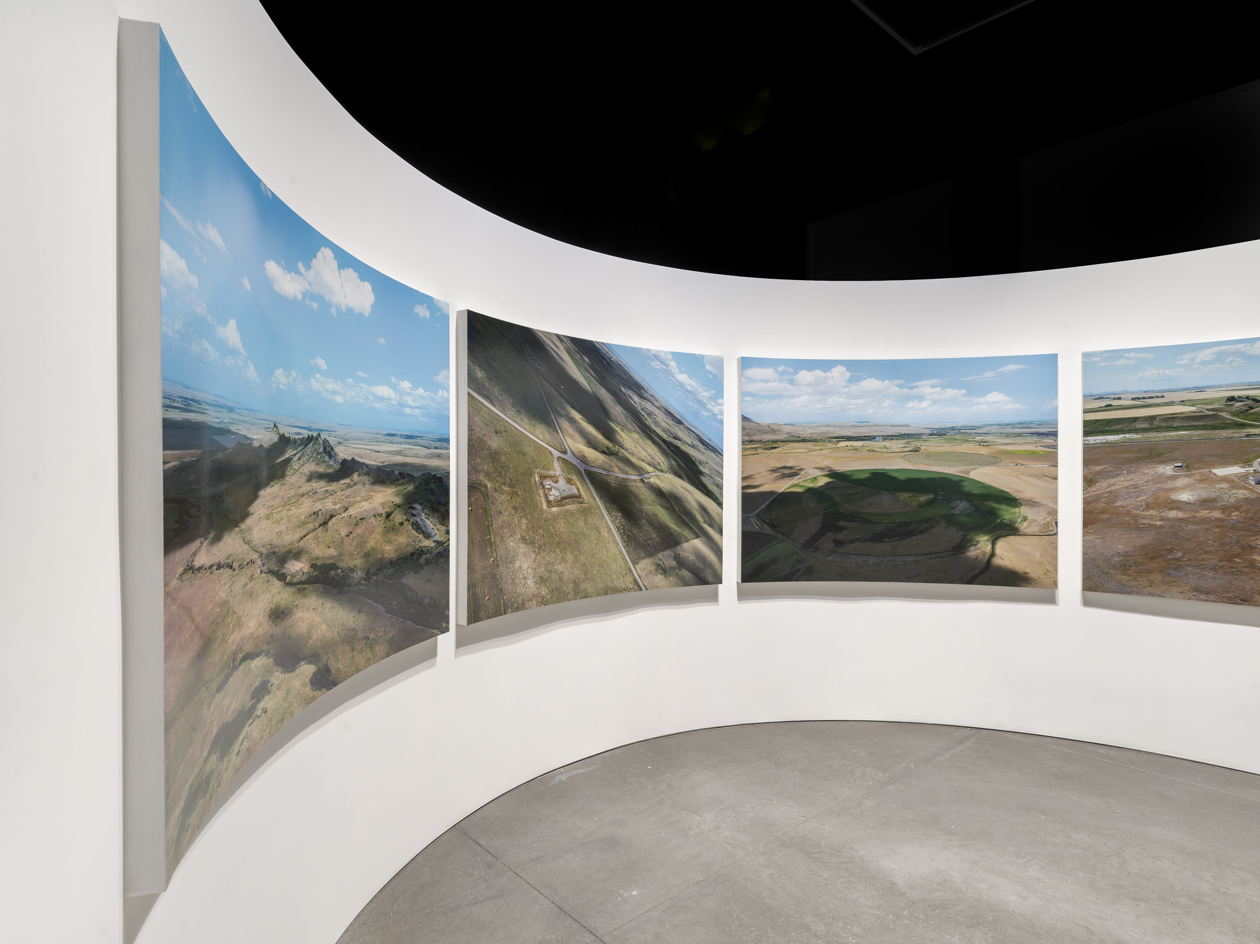 installation view of An-My Lê: Grey Wolf at Marian Goodman Gallery New York