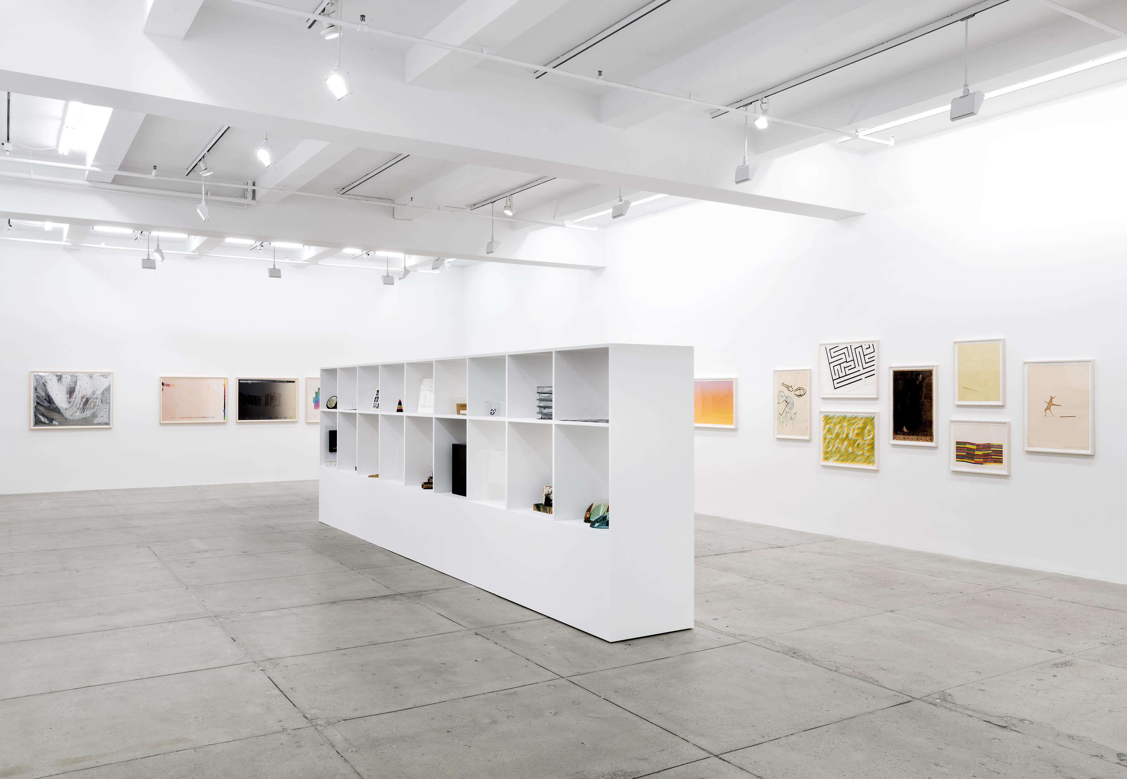 An installation view of Multiples, Inc. at Marian Goodman Gallery, NY, January 2021